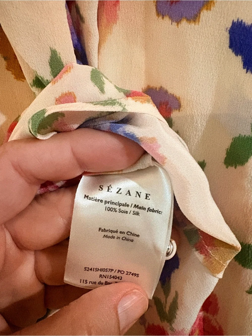 Sezane soft pink